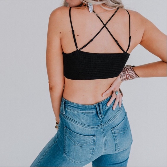 💗 White lace bralet sexy boho double strap - Picture 6 of 10